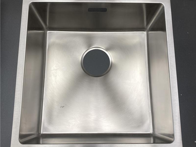 Outlet voordelige vlakbouw spoelbak RVS