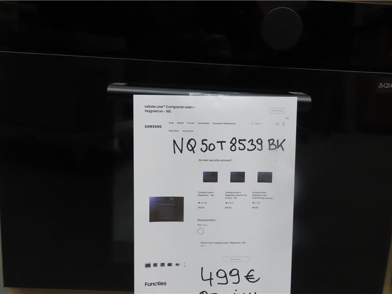 Outlet voordelige Infinite line compacte oven met magnetron