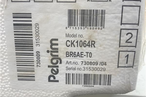 Outlet Keramische kookplaat Pelgrim CK1064R