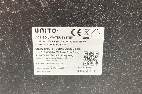 Outlet Boiler Unito Unito Triton