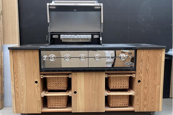 Outlet BBQ meubel Boretti Da Vinci Top gas-bbq