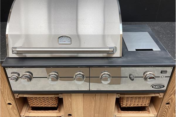 Outlet BBQ meubel Boretti Da Vinci Top gas-bbq