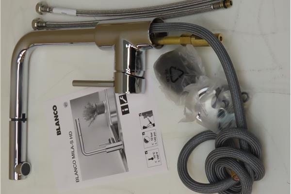 Outlet Keukenkraan CHROOM Blanco MILA - S