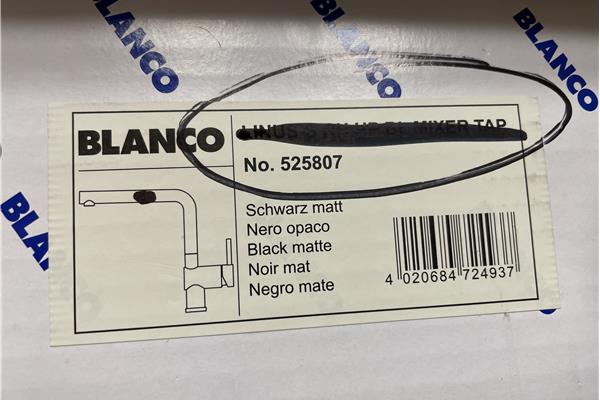 Outlet ééngreepsmengkraan zwart Blanco Linus